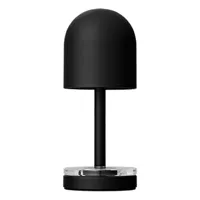 aytm -   lampe de table luceo noir  acier